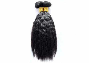 Chiny Rozszerzenia czarnych włosów ludzkich, naturalny połysk Remy Splot ludzkich włosów dostawca