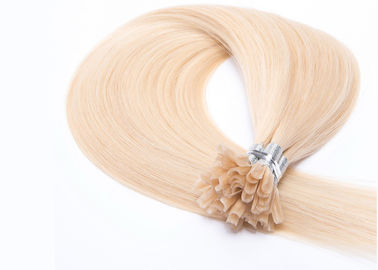 Chiny Miękkie Błyszczące Remy Blond Przedłużanie Włosów Zdrowe Czyste Bez Węży lub Wszy dostawca