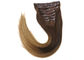 Virgin Peru Hair Extensions 100 Human Hair Clip In Soft Silky Straight Wave dostawca