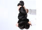 Elastyczne przedłużanie włosów 100 Remy Ludzkie włosy pełne ścinków dołączone do czarnych kobiet dostawca