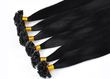 Chiny Błyszczący Pre Bonded V Tip Hair Extensions Double Drawn 100% Nieprzetworzone grzebień Łatwo dostawca