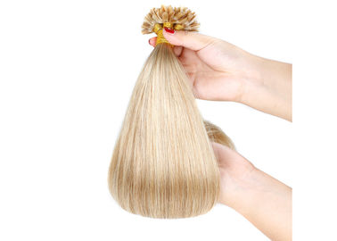 Chiny 100% real Pre Bonded U Tip Przedłużanie włosów bez włosów syntetycznych lub mieszanych włosów zwierzęcych dostawca