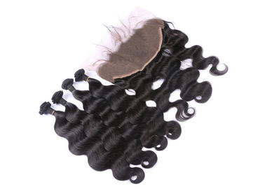 Chiny Body Wave 13x6 Full Lace Frontal Closure Good Feeling Resilient With 4 Bundles dostawca