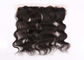 Koronkowe zamknięcie przednich włosów z szerokim wycięciem Wiele tekstur Swiss Silky Body Wave dostawca