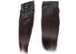 Lśniący Elegancki klip w naturalnych przedłużeniach włosów Dostosowany kolor dla czarnych kobiet dostawca