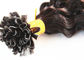 Elastyczne, wstępnie połączone kręcone przedłużenia włosów ludzkich mogą być prostowane 8 - 40 cali dostawca